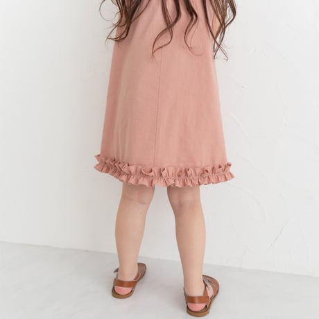 Cloudy dress / coral