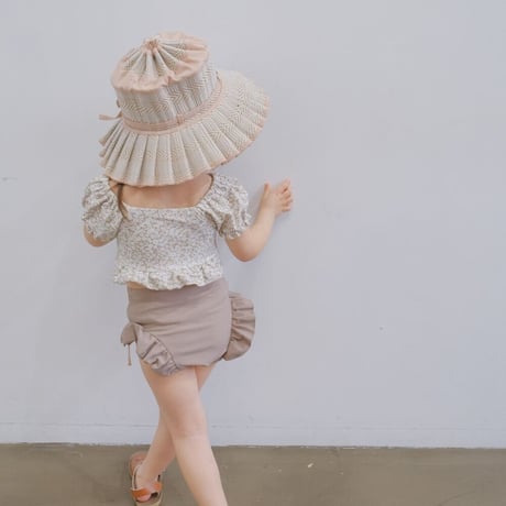 Swim wear - Frill / earth flower