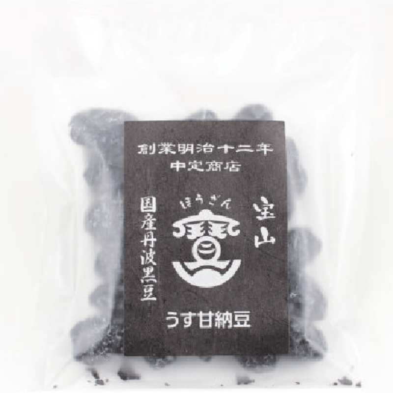 中定商店】うす甘納豆 国産丹波黒大豆 | 発酵ふしき