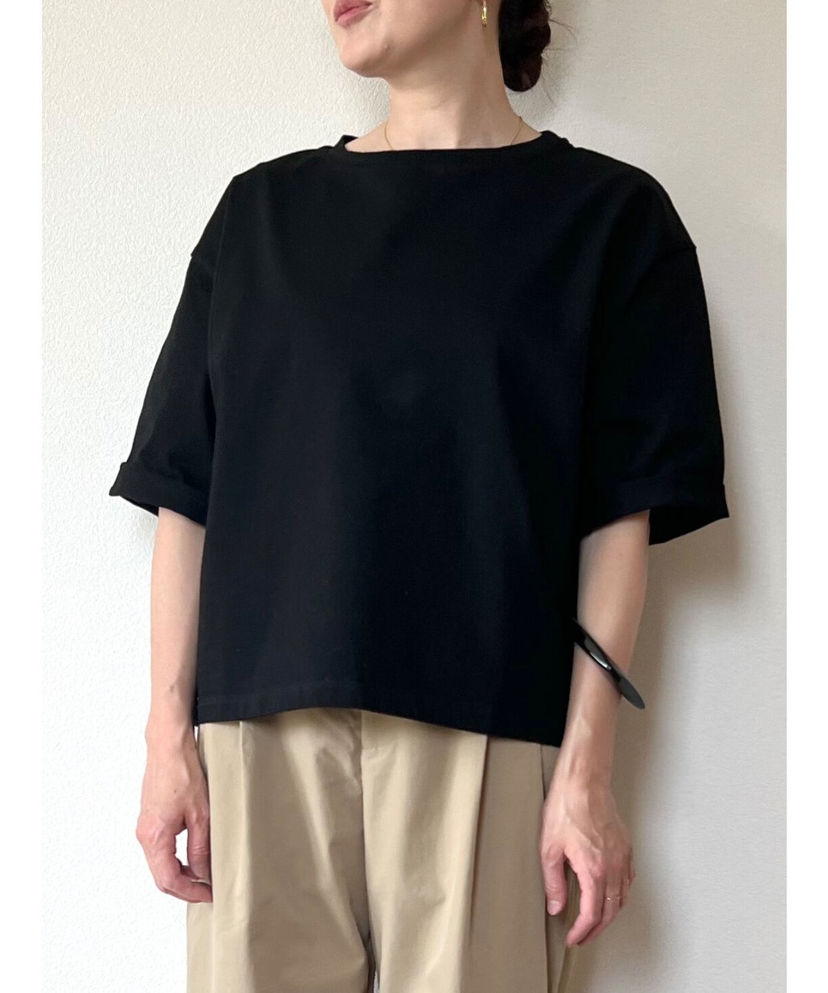 original】Boxy Tee | Trefle blanc original】Boxy Tee | Trefle blanc