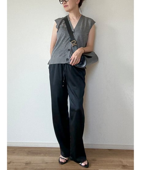 【origina】silk easy pants
