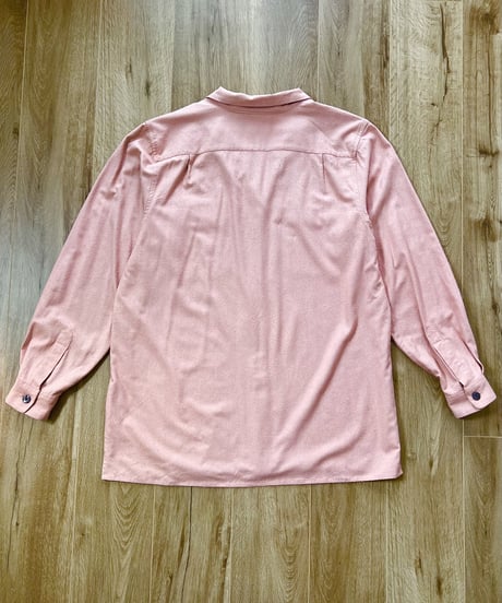 【vintage】silk pocket付shirt