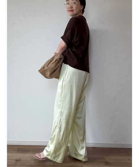 【original】silk easy pants