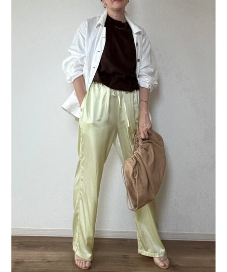 【original】silk easy pants
