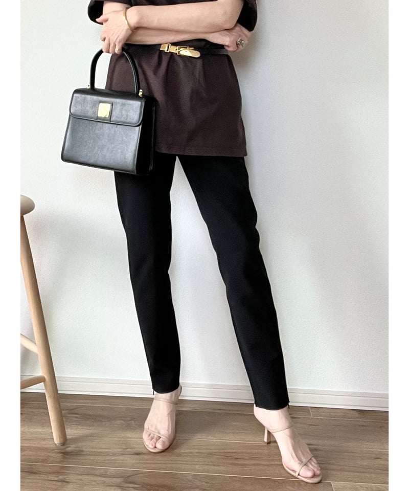 original】doublecross zip narrow Pants | Trefle