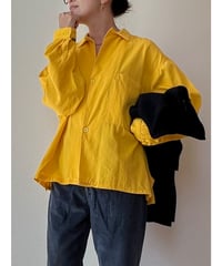 【used】cotton　wideshirt