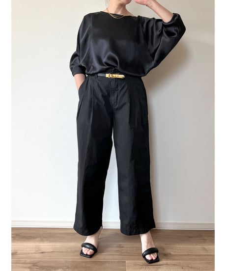 【original】easy cropped pants