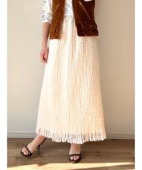 【vintage】DoubleGaze fringeskirt