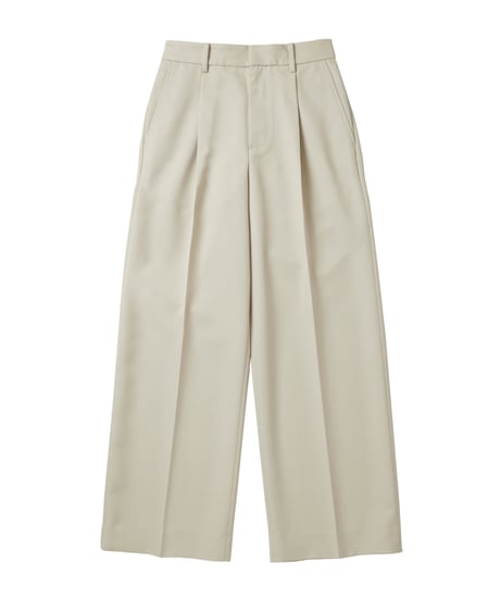 【original】Twill semi wide Pants