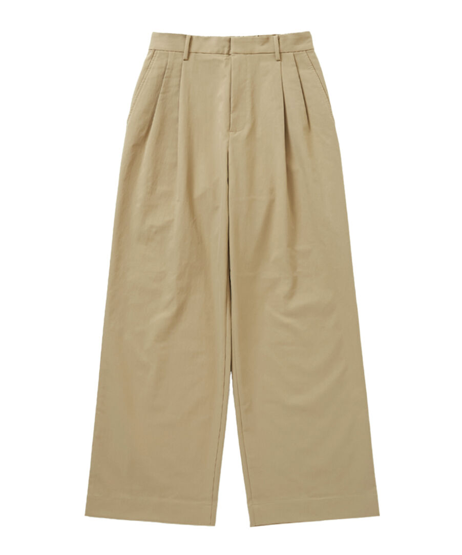 original】chino 2tuck‐pants | Trefle blanc