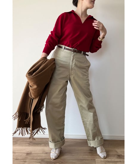 【vintage】US  Army　chino pants