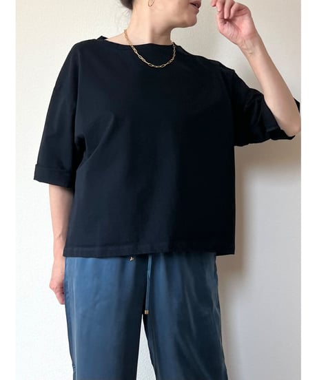 ★YUMI×Trefle blanc★　Boxy  Tee