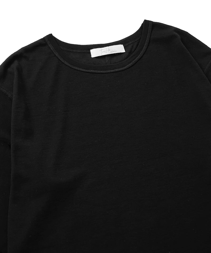 original】sheer long-sleeve tee | Trefle blanc