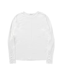 【original】snap button longsleeve Tee