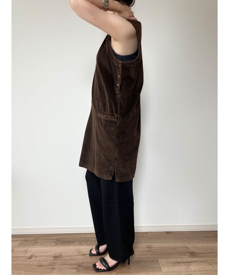 【vintage】corduroy tunic