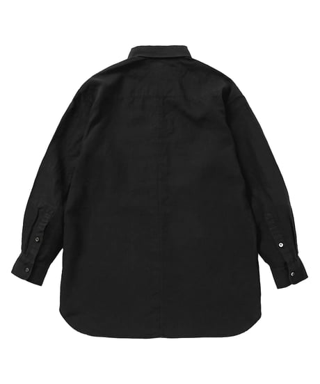 【original】linen regularcollar big-shirt