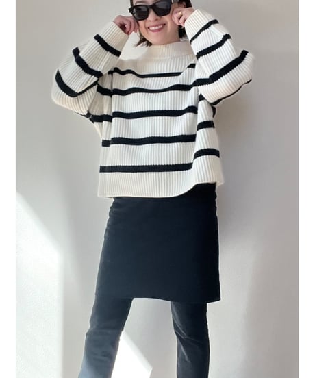 【original】tasmanialamb border knit