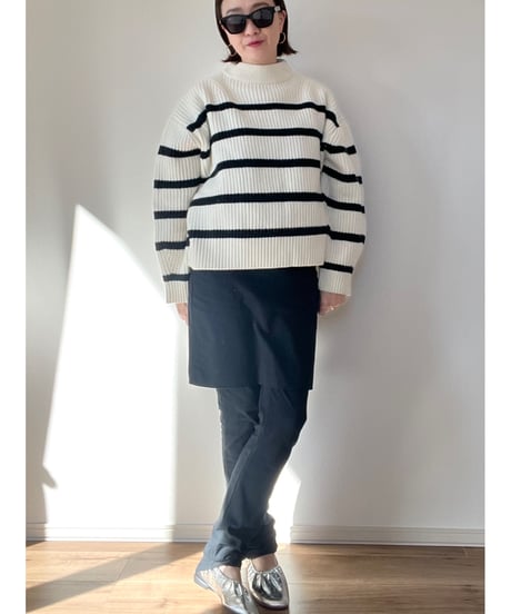 【original】tasmanialamb border knit