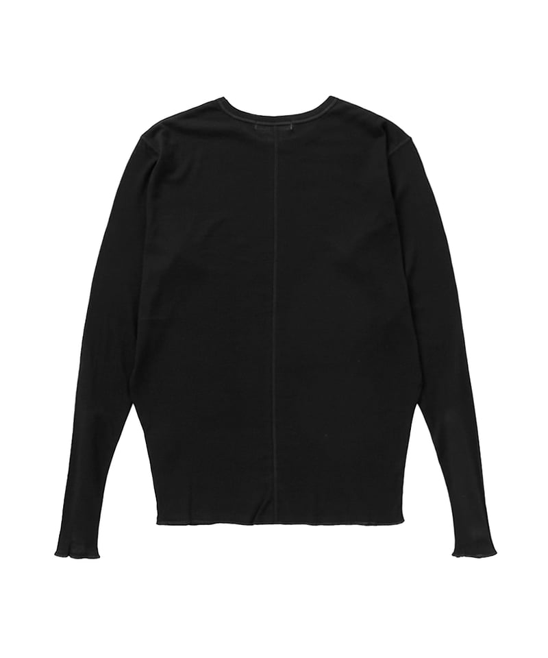original】sheer long-sleeve tee | Trefle blanc