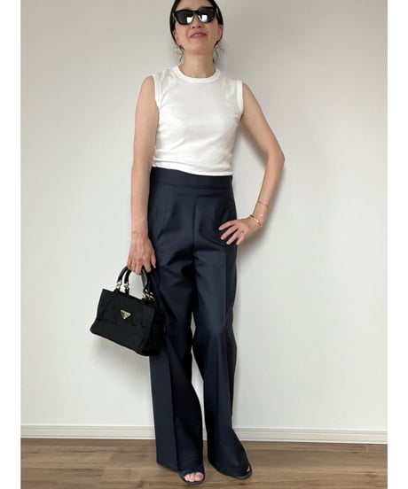 【original】back laceup Pants
