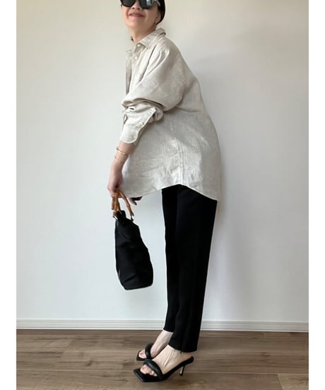 【original】linen regular shirt