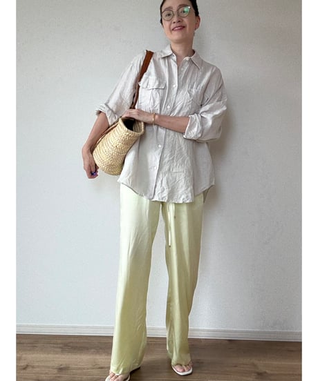 【original】silk easy pants
