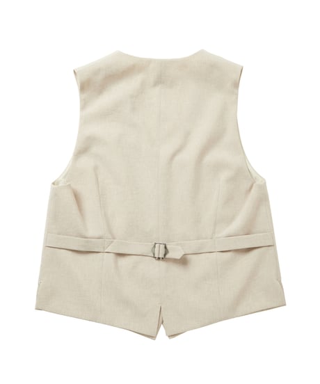 【original】linen‐like vest