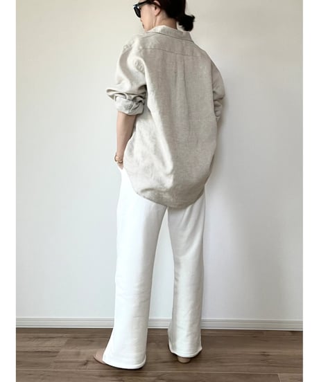 【original】linen regular shirt