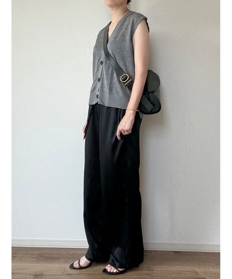 【origina】silk easy pants