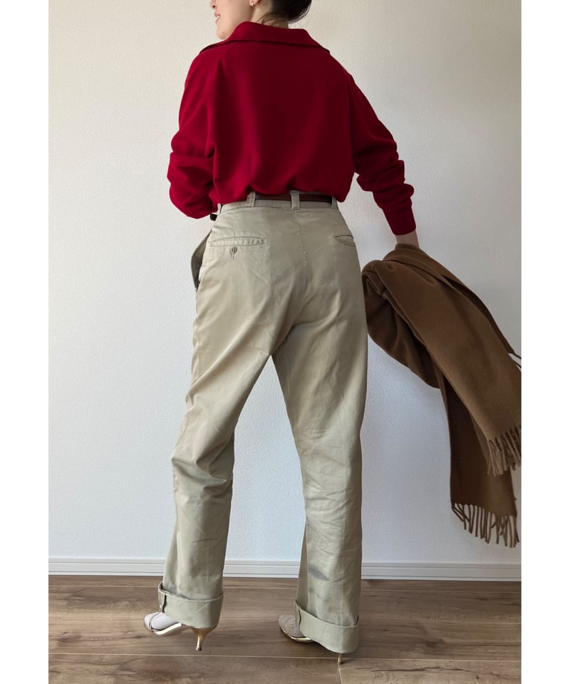 vintage】US Army chino pants | Trefle blanc