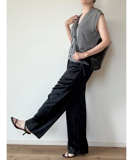 【origina】silk easy pants