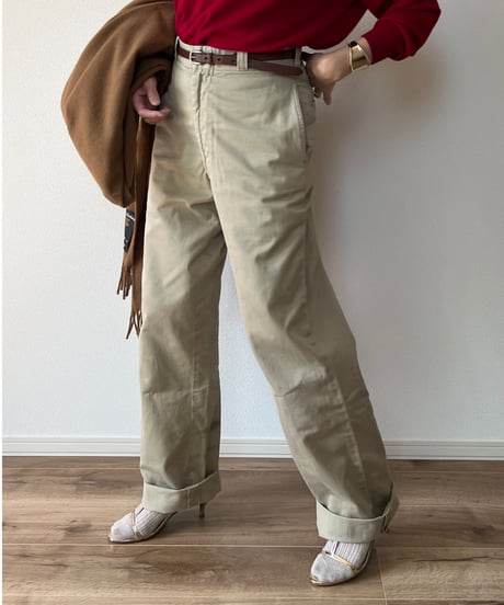 【vintage】US  Army　chino pants