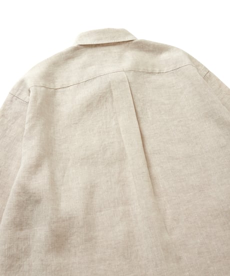 【original】linen regular shirt