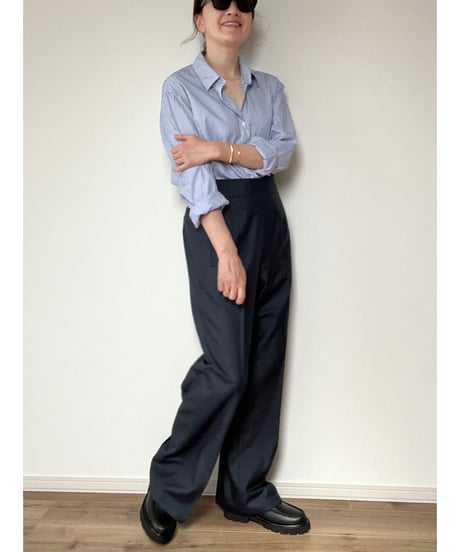 【original】back laceup Pants