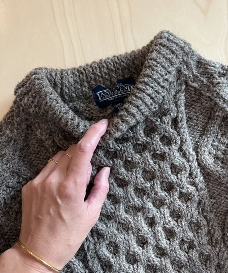 【vintage】90s LANDS'END  alain knit