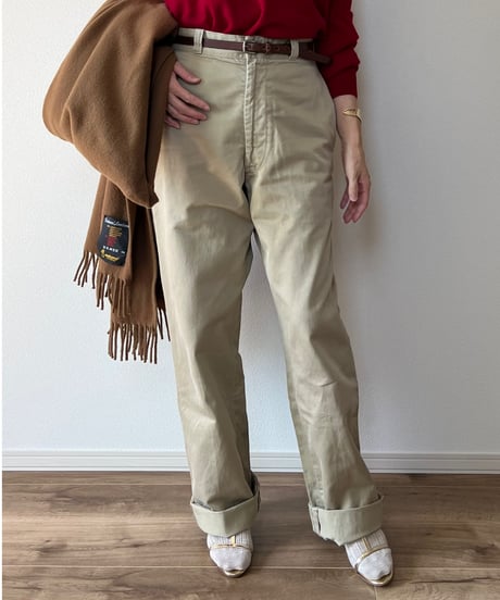 【vintage】US  Army　chino pants