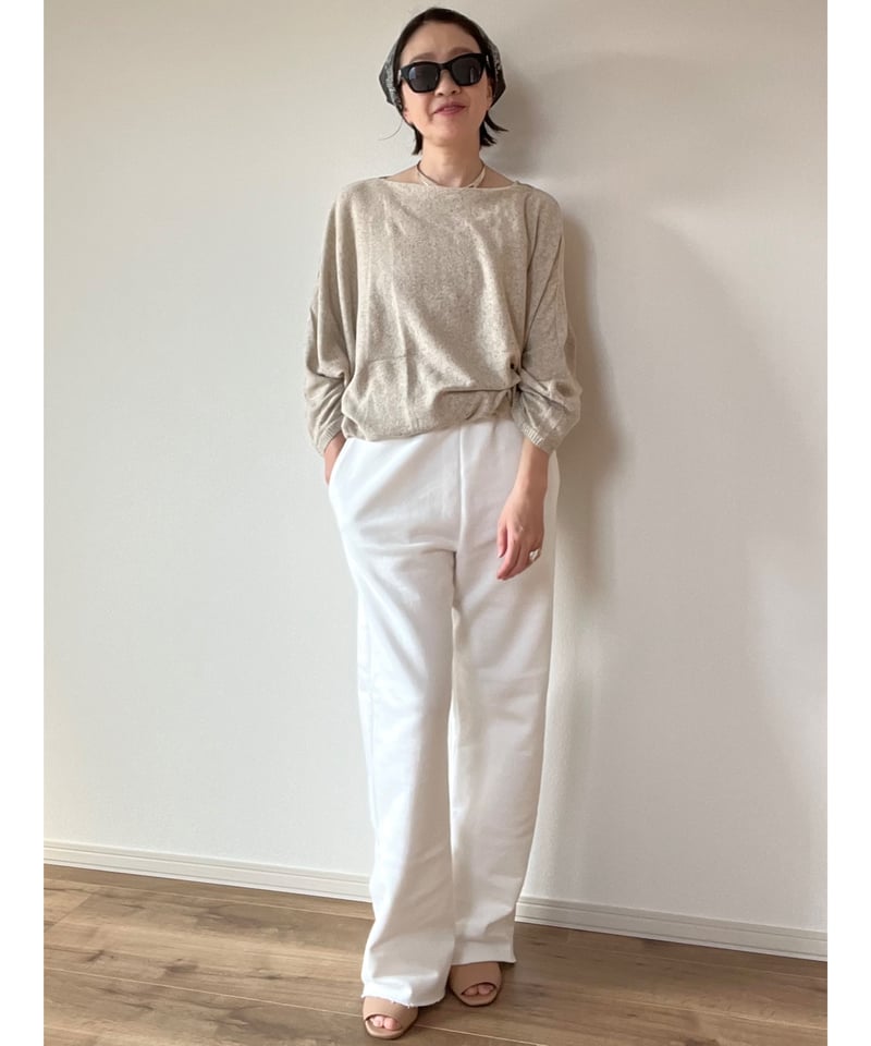 トップス dich henderson SWEAT WIDE PANTS / WHITE トップス dich henderson SWEAT WIDE PANTS / WHITE トップス dich