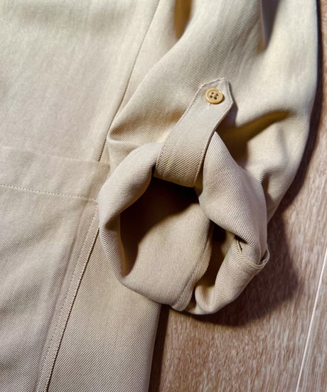 【vintage】"LAUREN"　silk shirtjacket