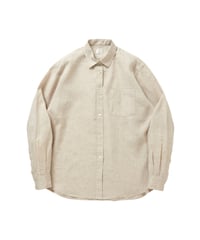 【original】linen regular shirt