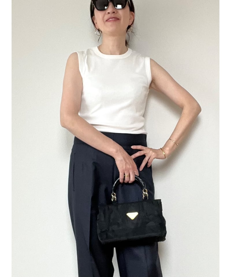 original】ノースリーブTee | Trefle blanc