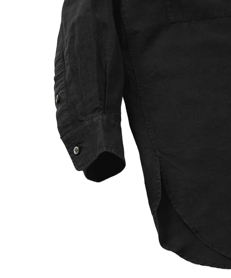 【original】linen regularcollar big-shirt
