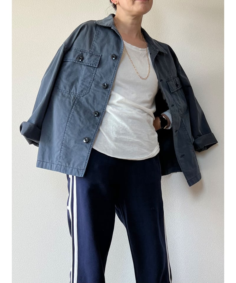 original】moleskin militaryjacket | Trefle blanc 