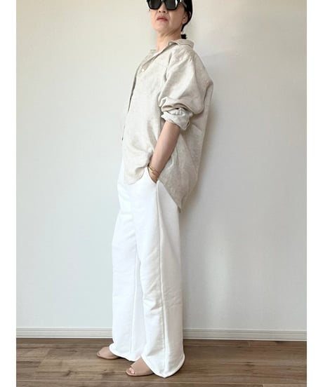 【original】linen regular shirt