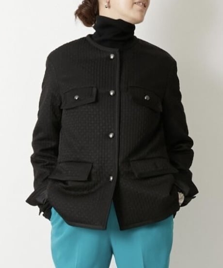 【original】trimming c-neck jacket