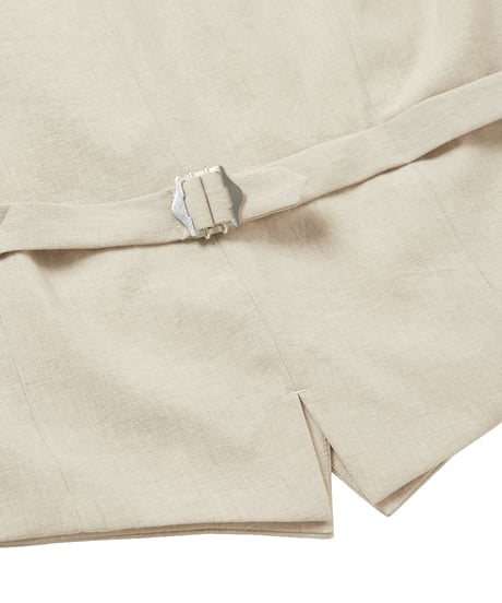 【original】linen‐like vest