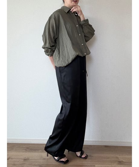 【origina】silk easy pants