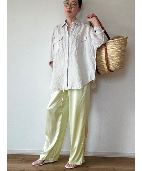 【original】silk easy pants