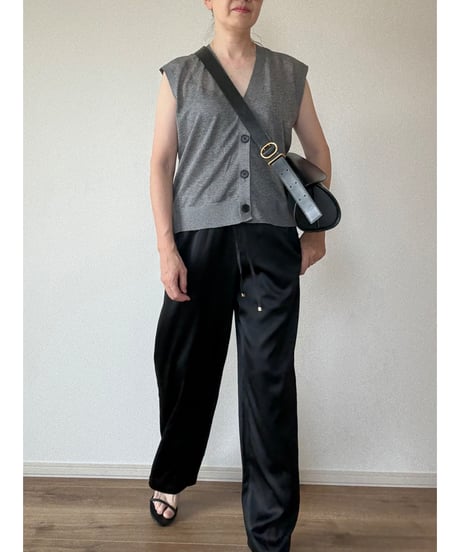 【origina】silk easy pants
