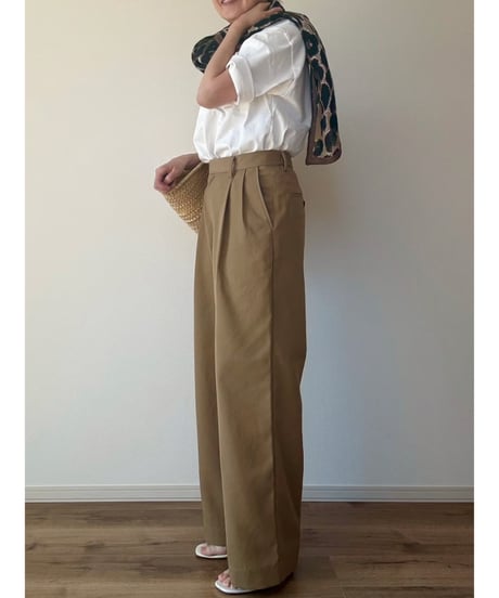 【original】NEW★ chino 2tuck-pants