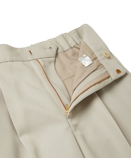 【original】Twill semi wide Pants